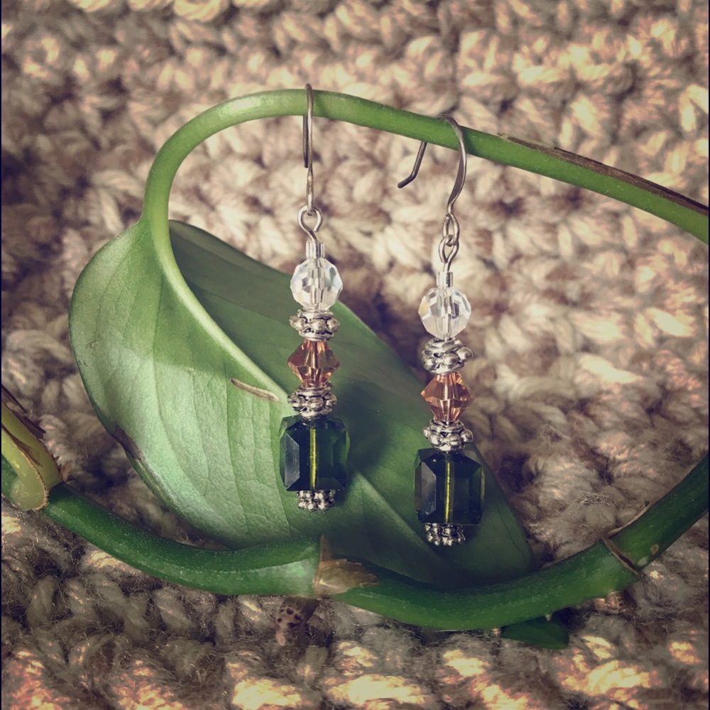 Handmade Swarovski Crystal Earrings